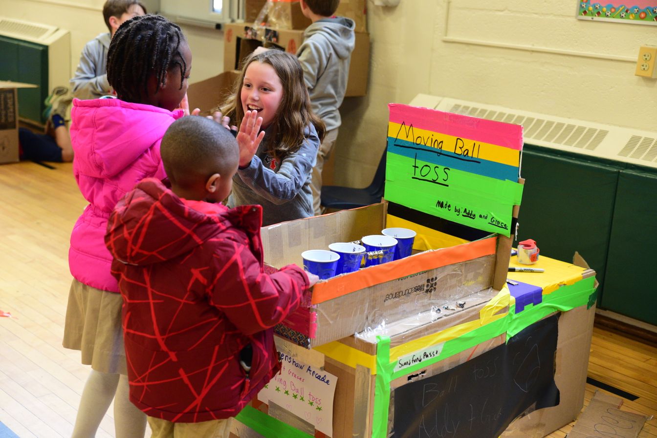 Crenshaw Arcade canned food drive collection